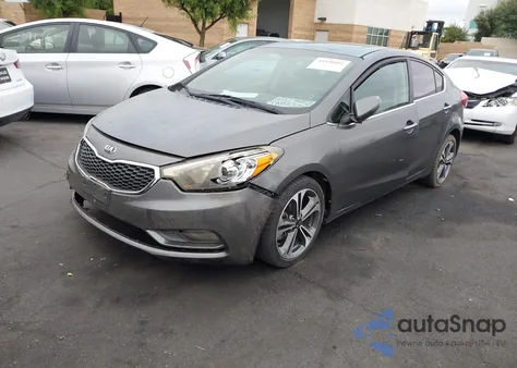 2014 Kia Forte Ex из США, поврежденный, VIN KNAFZ4A84E5106874